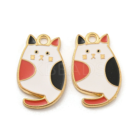 Alloy Enamel Pendants ENAM-H044-01G-04-1