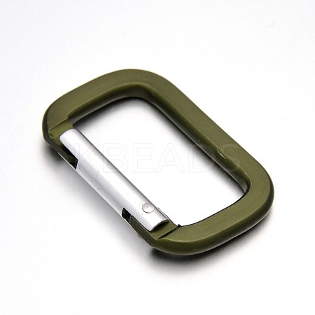 Square Aluminum Rock Climbing Carabiners X-KEYC-O009-05C-1