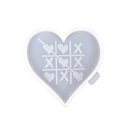 Valentine's Day DIY Heart Cup Mat Silicone Molds PW-WG26162-05-1