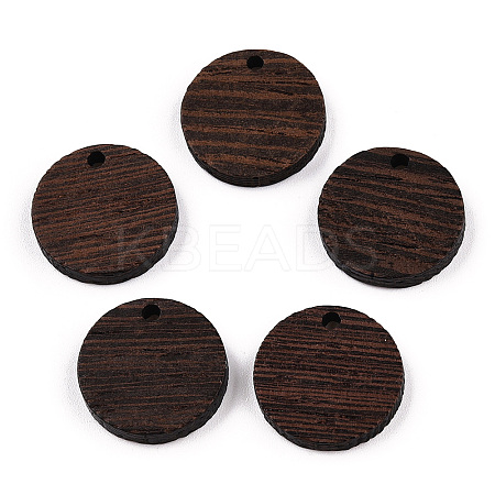 Natural Wenge Wood Pendants WOOD-T023-29B-01-1