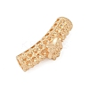 Brass Tube European Beads KK-G532-05A-G-2