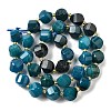 Natural Quartz Dyed Beads Strands G-U023-A02-12-3