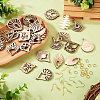DIY Geometry Earring Making Kit DIY-TA0005-57-6