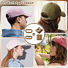40Sets Iron Baseball Hat Cap Buckle Strap Clasp Clip Kit FIND-BC0014-10AB-5