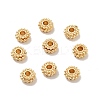 Rack Plating Alloy Beads PALLOY-D004-14LG-1