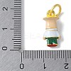 Brass Enamel Pendants KK-D350-01A-3
