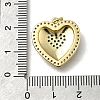 Brass Micro Pave Cubic Zirconia Pendants KK-C090-42G-06-3