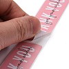 Pink Rectangle Paper Thank You Stickers LS-DIY-C042-07B-4