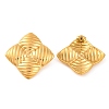 Ion Plating(IP) 304 Stainless Steel Stud Earrings EJEW-G395-10G-1