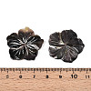 Natural Black Lip Shell Carved Pendants SHEL-T020-21-3