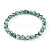Natural Kyanite Round Beads Stretch Bracelets Women Men BJEW-T022-06B-2