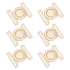6 Sets Zinc Alloy Side Release Buckles FIND-BC0019-63LG-1