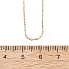 1MM 304 Stainless Steel Cable Chain Necklaces X-NJEW-T016-15G-5