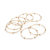 Fashion 201 Stainless Steel Bangle Sets BJEW-L664-023C-G-1-3