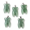Natural Green Aventurine Pendants G-G115-01A-1
