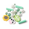 Handmade Polymer Clay Cabochons and Plastic Beads for DIY Jewelry Making Findings CLAY-B007-04B-2