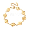 304 Stainless Steel Link Bracelets for Women BJEW-Z125-03G-03-2
