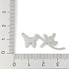 Non-Tarnish 304 Stainless Steel Pendants STAS-L279-002P-K-3