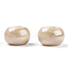 Glazed Porcelain Rondelle Beads X-PORC-Q219-13x9-F13-2