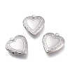 Tarnish Resistant 316 Stainless Steel Locket Pendants STAS-Z010-03A-1