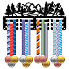 Sports Theme Iron Medal Hanger Holder Display Wall Rack ODIS-WH0055-071-1