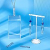 5Pcs 201 Stainless Steel Pendants STAS-DC0009-52-4