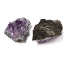 Nuggets Natural Amethyst Geode Crystal Cluster AJEW-A055-01-3