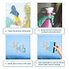 Waterproof PVC Colored Laser Stained Window Film Adhesive Stickers DIY-WH0256-032-3