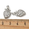 Brass Micro Pave Cubic Zirconia Pendents KK-R210-17P-3
