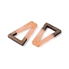 Resin & Wood Pendants WOOD-F015-10B-2