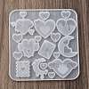 Heart DIY Silicone Ornaments Pendant Molds SIMO-R012-02-4