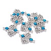 Alloy Enamel Chandelier Component Links LS-X1-ENAM-EA9734Y-4-1