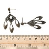 Electroplated Brass Chandelier Earrings EJEW-Z129-17AB-5
