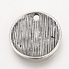 Tibetan Style Alloy Pendants TIBEP-Q078-18AS-RS-5