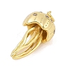 Brass Micro Pave Cubic Zirconia Pendants KK-U058-52G-2