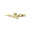 Brass Micro Pave Clear Cubic Zirconia Pendants LS-KK-S505-03G-02-2