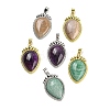 Natural Mixed Gemstone Pendants G-F760-02B-1