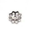 Tarnish Resistant Multi-Petal Flower 304 Stainless Steel Bead Caps LS-STAS-E103-12B-2
