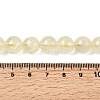 Natural Lemon Quartz(Heated) Beads Strands G-B167-A11-10mm-5