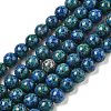 Natural Sesame Jasper/Kiwi Jasper Beads Strands X-G-L614-A01-01-1