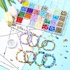 DIY Alloy & Polymer Clay & Glass Earring/Bracelets Jewelry Making Kits DIY-FS0007-29-8