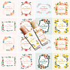 80Pcs 8 styles Paper Lip Balm Adhesive Label Stickers STIC-WH0026-016-4