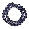 Faceted Round K9 Glass G-M182-10mm-20A-2