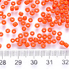 6/0 Baking Paint Glass Round Seed Beads SEED-S036-01C-01-2