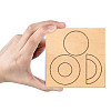 Geometric Wood Cutting Dies DIY-WH0169-08-1