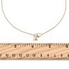 Alloy Letter Heart Pendant Necklaces for Women NJEW-FS0001-09C-7