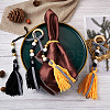 4Pcs 2 Style Senior Year Theme Woolen Yarn Tassels Pendant Decorations HJEW-CF0001-18-6