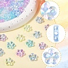 97.2G 6 Colors Transaparent Acrylic Beads PACR-FS0001-07-2