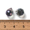 Electroplated Glass Beads GLAA-K062-01A-FR08-3
