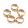 Rack Plating Brass Spacer Beads KK-O139-16A-G-1